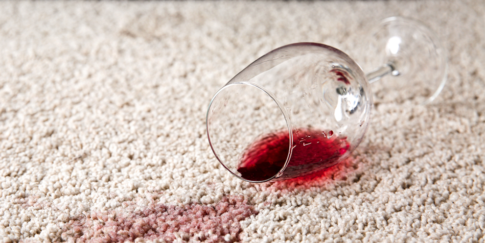 Spilled glass