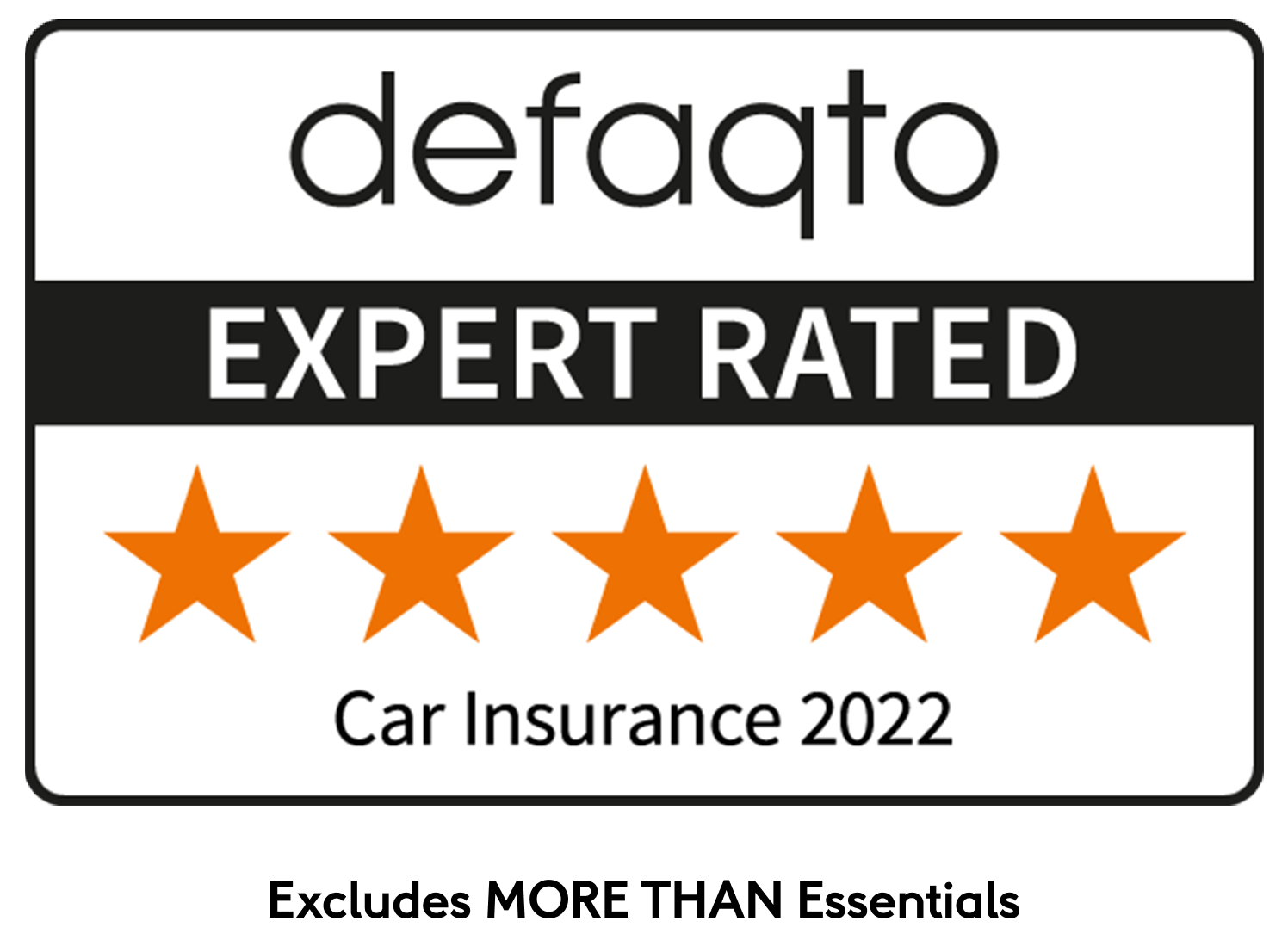 2022 Defaqto car insurance logo