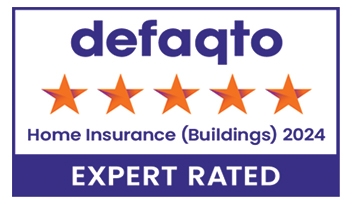 Defaqto buildings insurance logo.